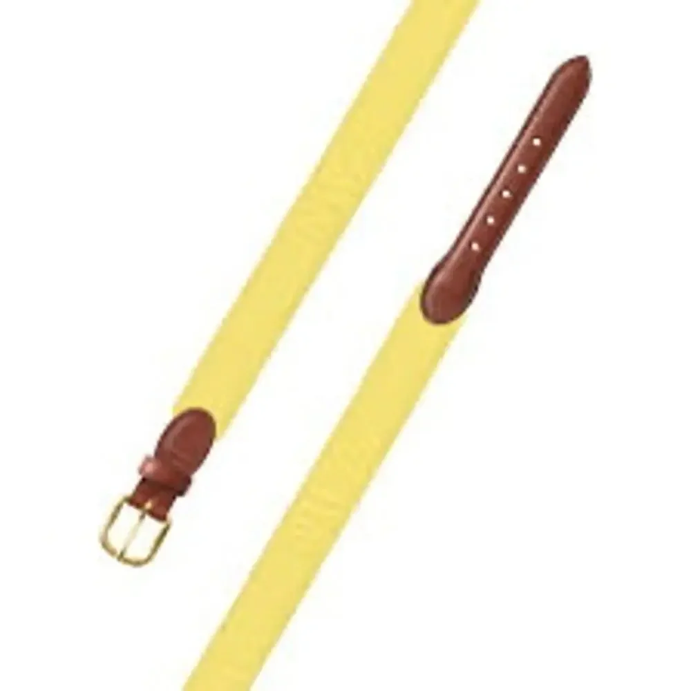 EUROPEAN RIBBED SURCINGLE BELT - YELLOW Sz 44
